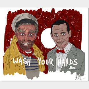 Captain Carl & Pee-Wee: Wash Your Hands Posters and Art